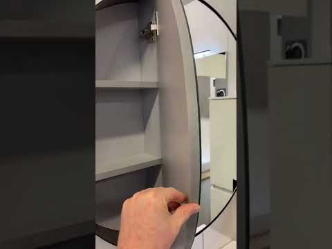 Spiegelkast Eline mat zwart 80cm Spiegelkast Eline mat zwart 80cm