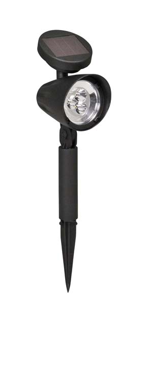 Solar spot met grondspie Tivoli zwart 5 lumen
