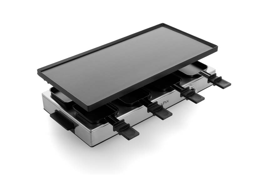 Gourmet en raclette Dagelijkse Kost GreenPan Chefs Collection PFAS-vrij zwart 52,6x24,1x15,4cm