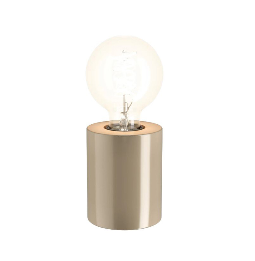 Lampe de table - sable - Ø8x8cm - dimmable - E27 - 1x40W