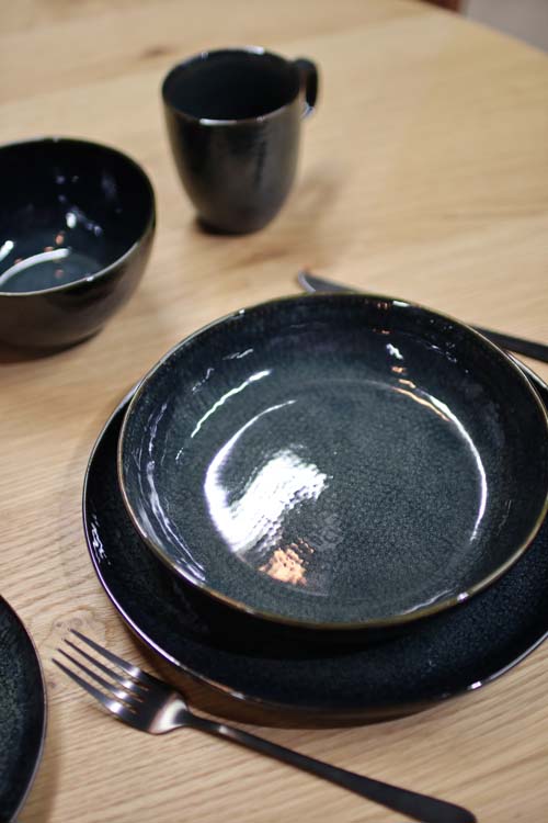 Assiette profonde Mielo 21.5x5 cm saphir