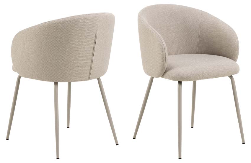 Chaise Nora beige