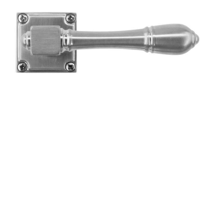 Deurkruk pro prato inox look zonder rozet