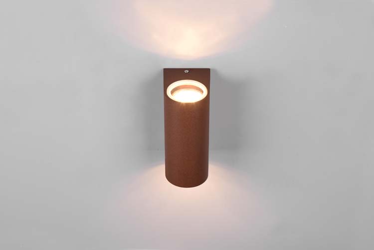 Wandlamp buiten Rond Roest Up-down 2xGU10