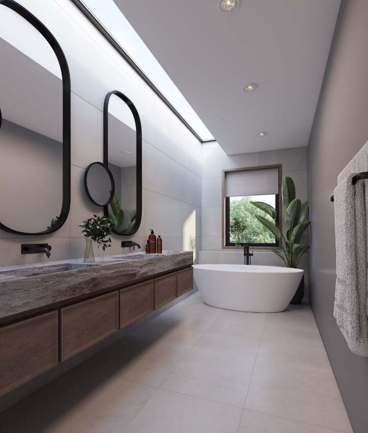 Carrelage de sol Bergamo gris clair mat 60x120cm