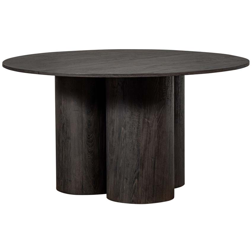 Tafel Annieke uit MDF rond bruin Ø140cm