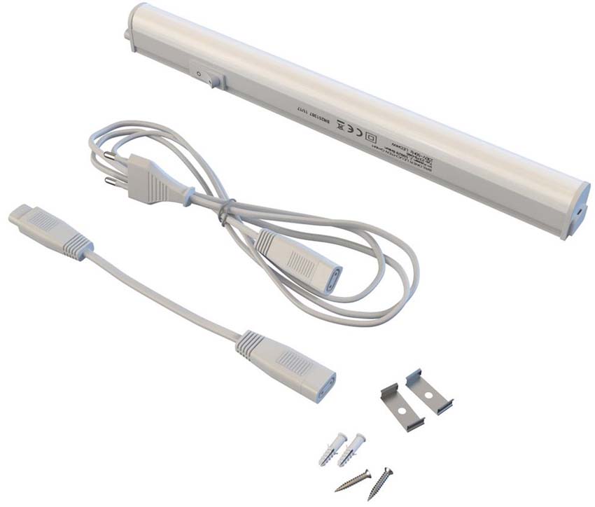 Éclairage de cuisine - blanc - 31,3cm - LED - 4W - 4000K - raccordable
