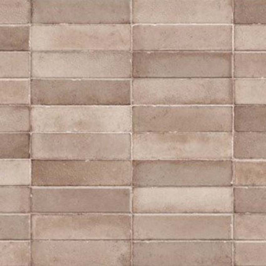 Carrelage mural Earth mat terracotta 40x120cm