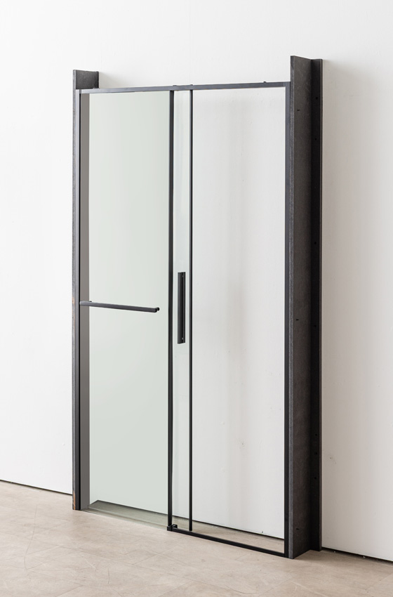 Doucheschuifdeur Ulani zwart 138-140x200cm