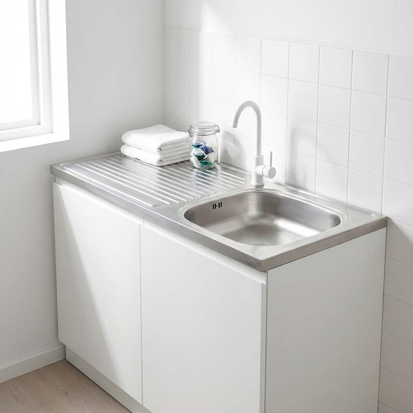 Spoelbak Nina inox 100x50cm
