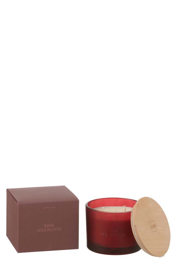 Geurkaars Accords Essentiels Rose Seduisante 12x12x10cm 28u