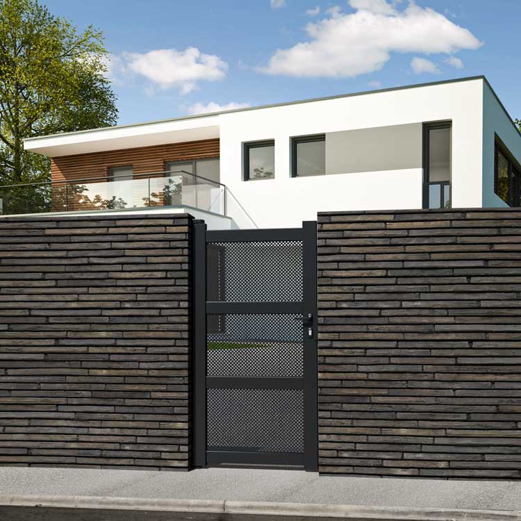 Portillon Montera alu anthracite 100x180cm