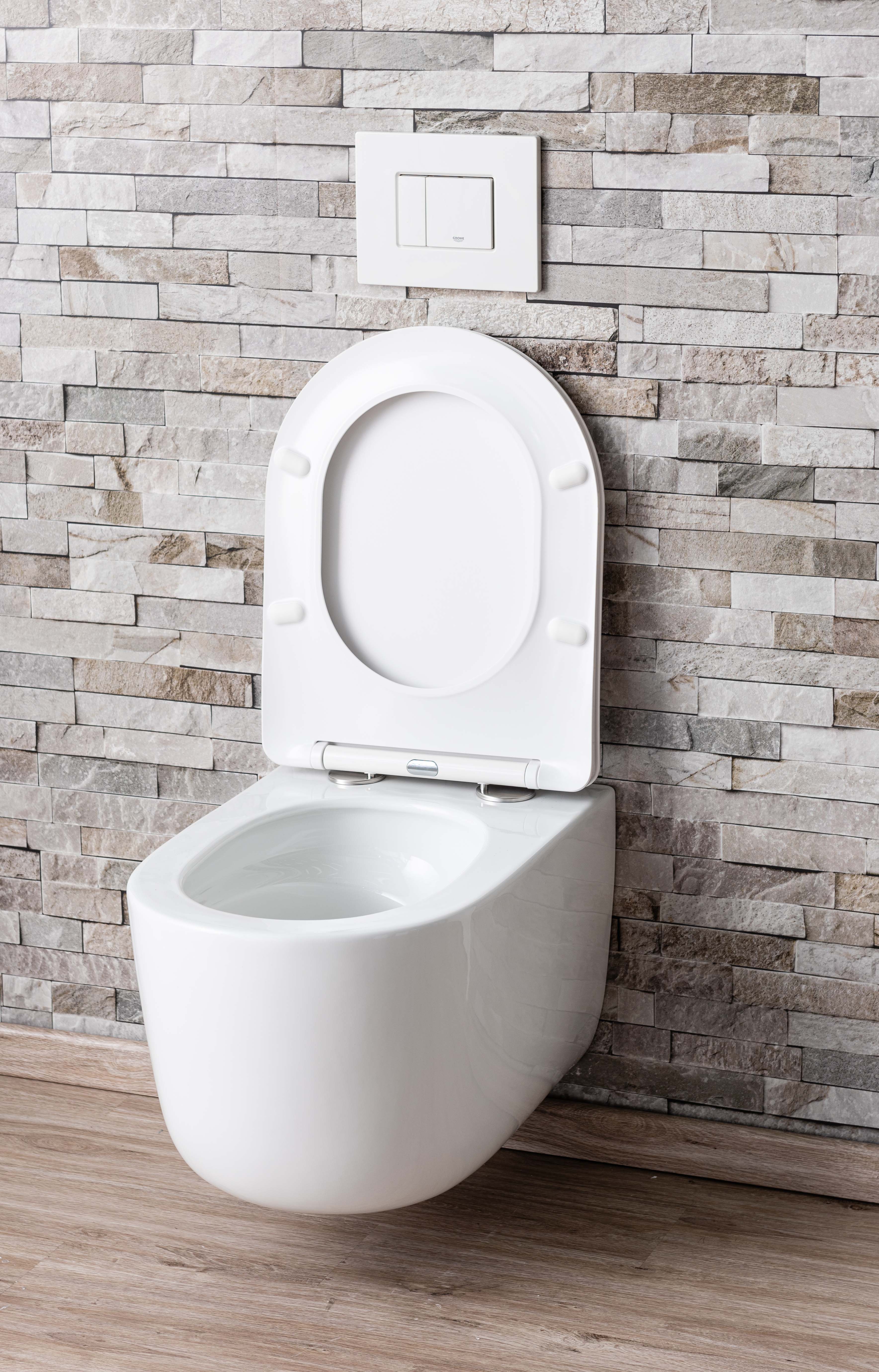 Hangtoilet Gomez rimless tornado flush wit inclusief WC-bril