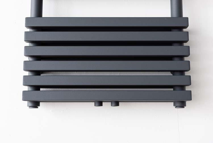 Handdoekradiator Dania 141 x 50 cm dubbel grijs 1391 watt