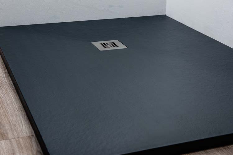 Receveur de douche Minimalism composite avec gelcoat graphite 120x90cm