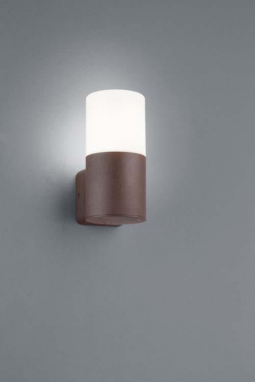 Wandlamp roest E27 H17cm