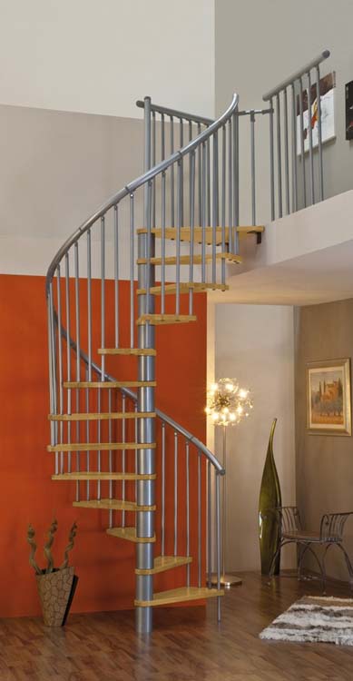 Escalier en colimaçon hêtre Merzig 140cm