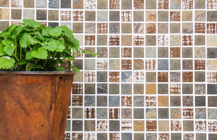 Mosaïque Rustic Sone Mix mat 32,7x30,2cm
