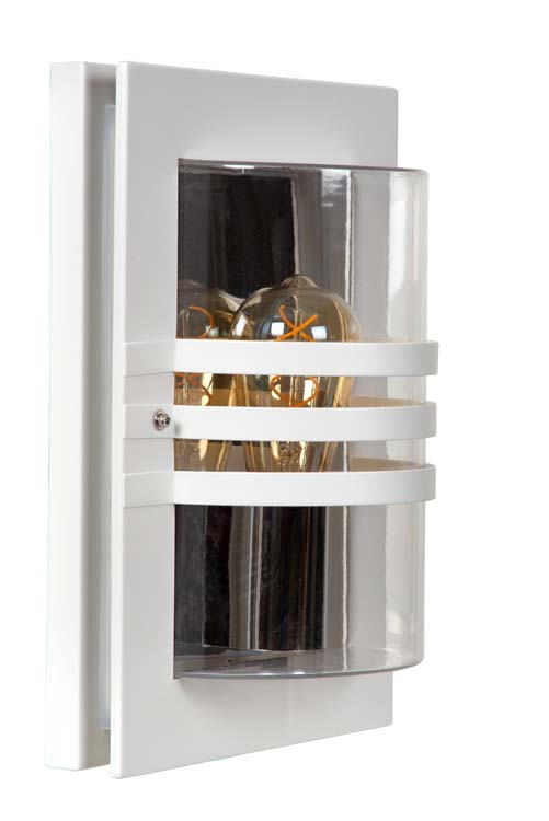 Lucide PRIVAS - Applique murale Extérieur - 1xE27 - IP44 - Blanc