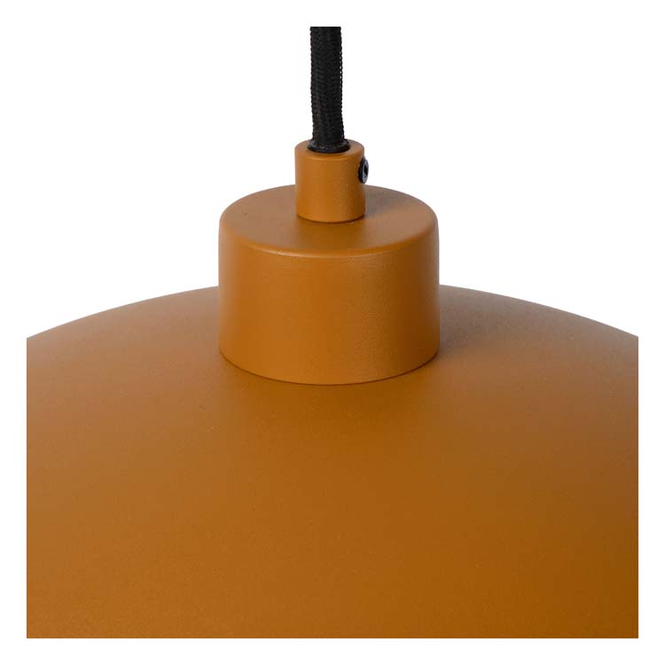 Lucide SIEMON - Suspension - Ø 40 cm - 1xE27 - Jaune Ocre