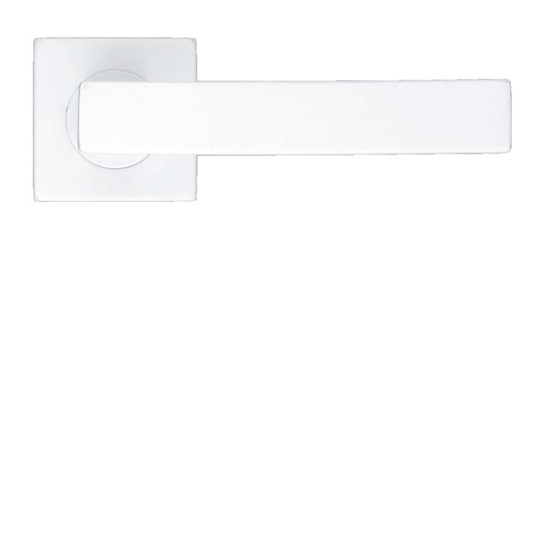 Poignée de porte pro trani blanc sans rosace