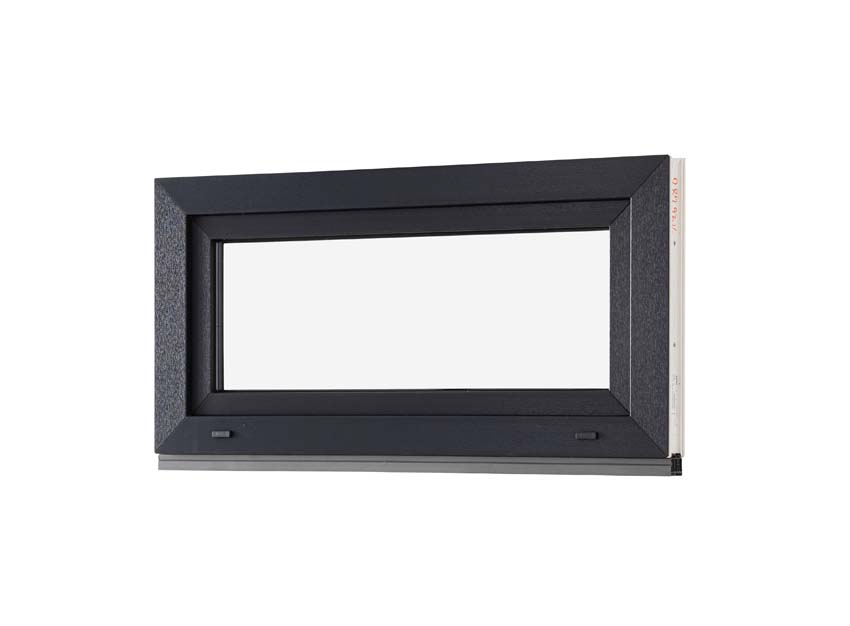 Valraam pvc Deceuninck Elegant Infinity antra/wit B1000xH500 mm