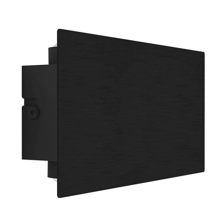 Applique murale intérieure - noir - 20x10cm - non dimmable - led intégré - 1x14w - 3000K - 780 lumens