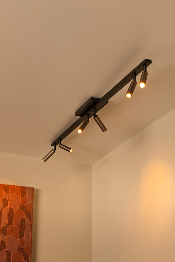 Spot de plafond - 118,4x10x15,7cm - G9 - 6x3,8W - Café