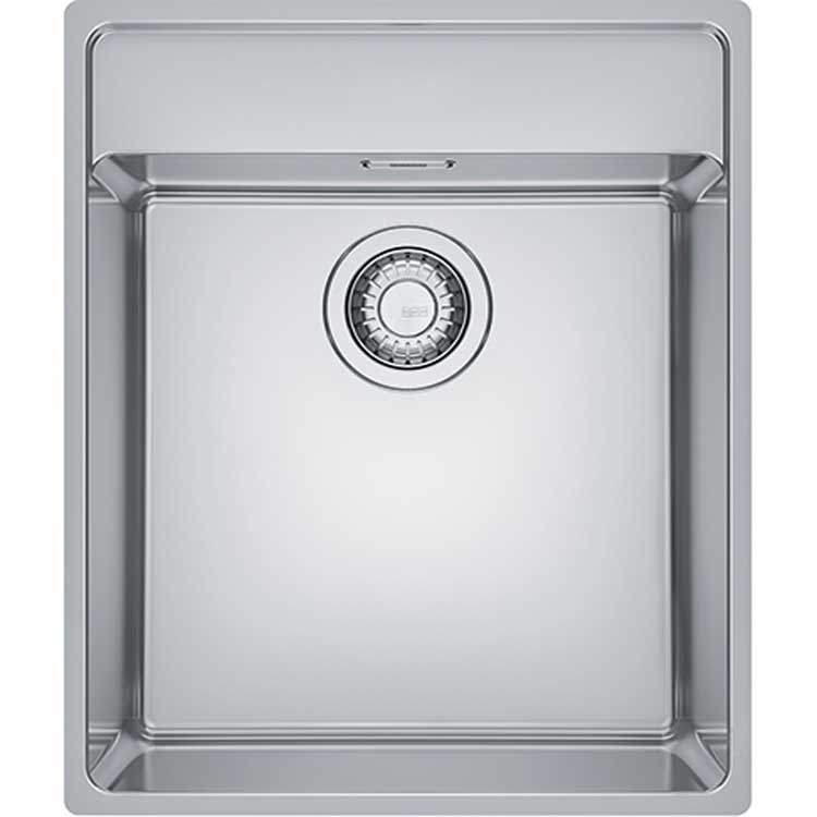 Franke onderbouwspoelbak Maris met kraanwerkbank 440x440mm glad