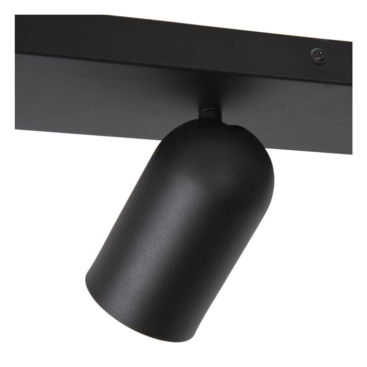 Lucide PUNCH - Plafondspot - 4xGU10 - Zwart