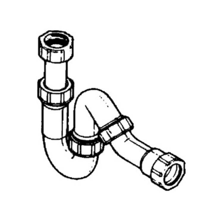 Siphon universel 5/4F x 32mm diamètre