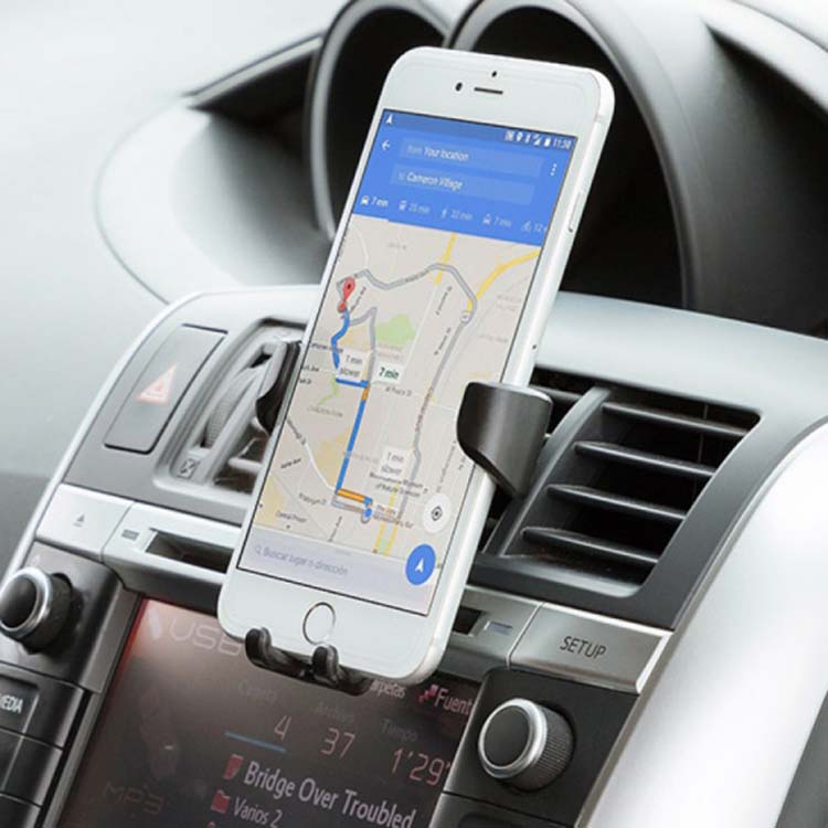 Support gravitationnel de téléphones portables pour voiture