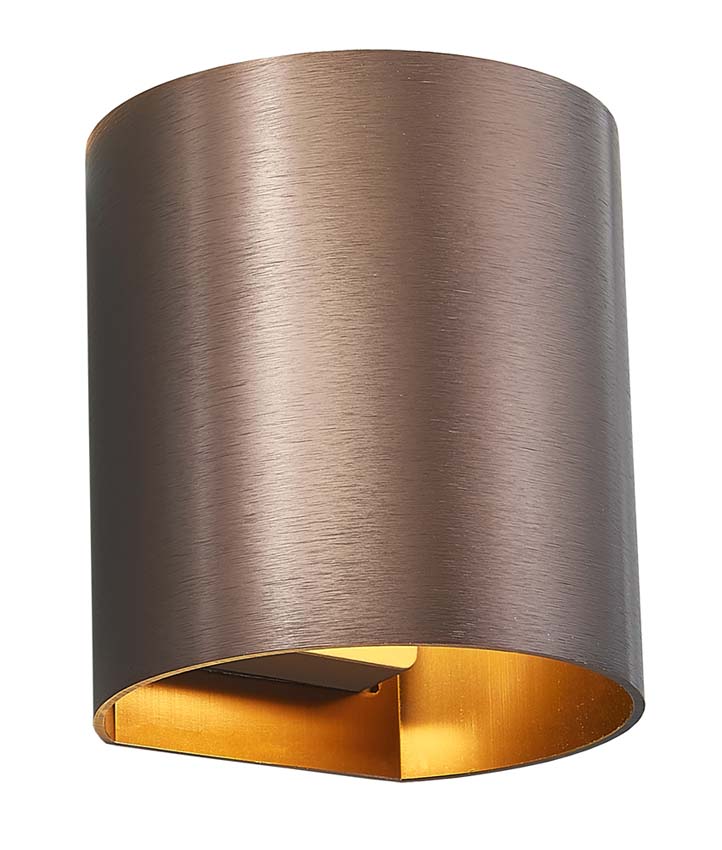 Applique murale - bronze brossé - 8,4x9,5x10,5cm - dimmable - G9 - 1x40W