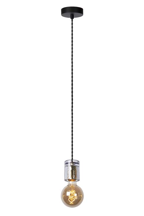 Suspension - Ø 6,5 cm - 1xE27 - Fumé