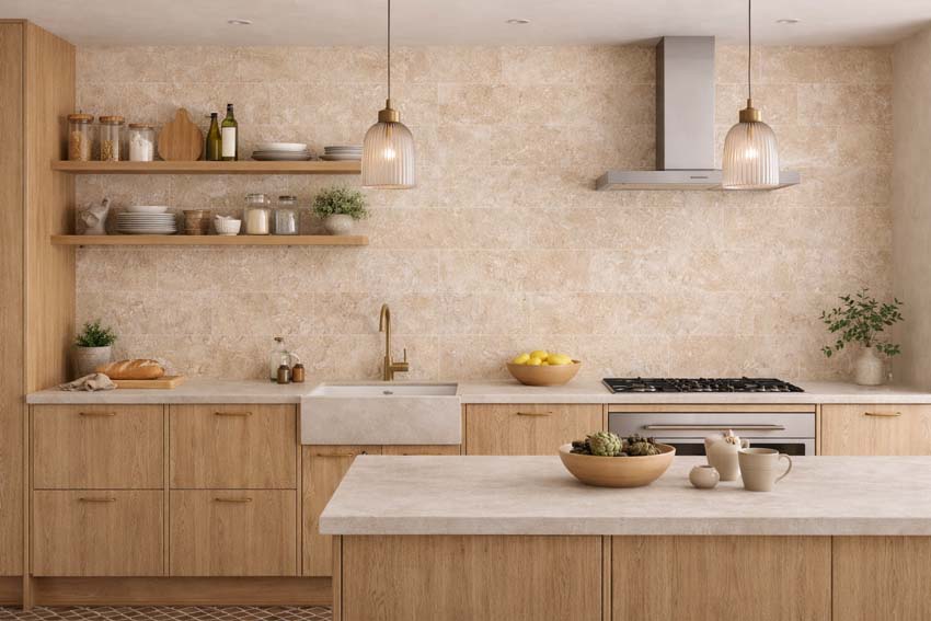 Wandtegel Toscana greige 31x62cm