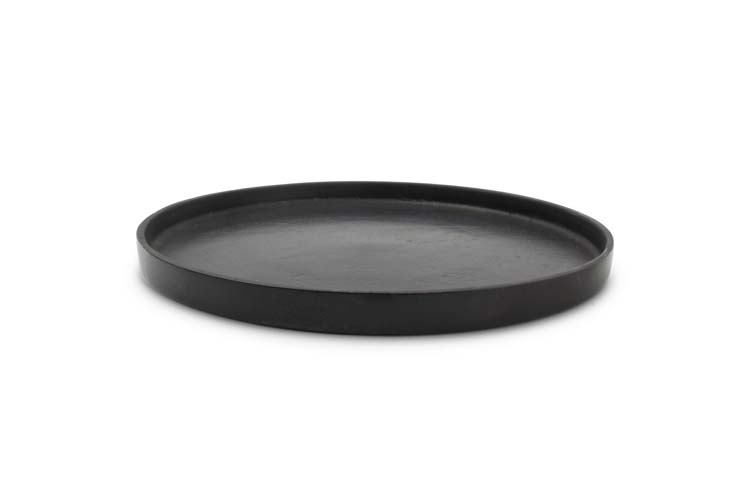 Plateau 37x1.5 cm noire Palace