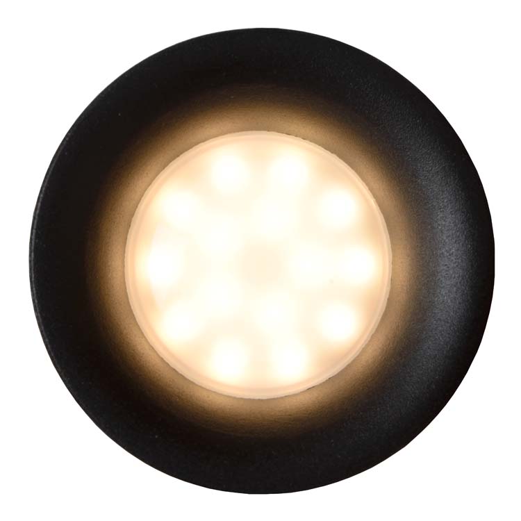 Inbouwspot Badkamer - Ø 8,5 cm - GU10 - IP44 - Zwart