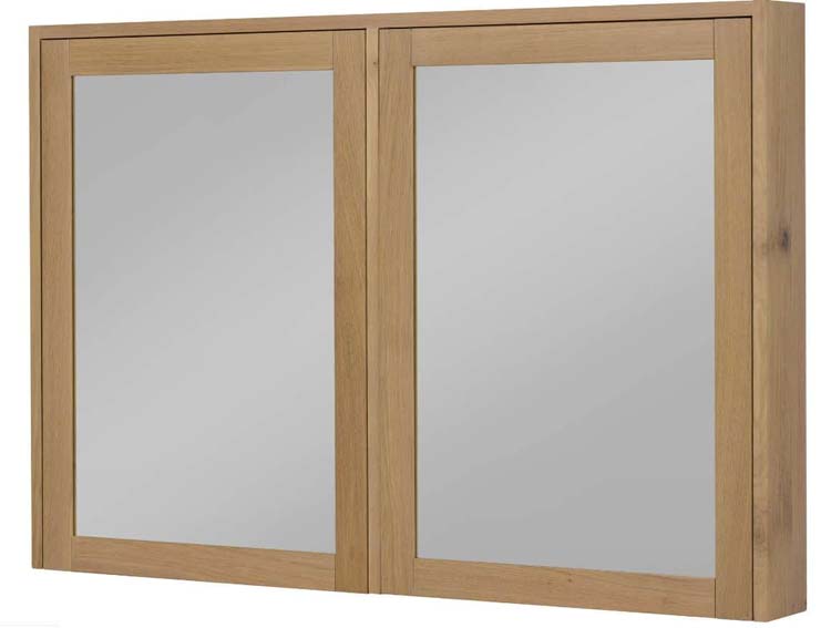 Armoire de toilette Fiori chêne 120x80cm