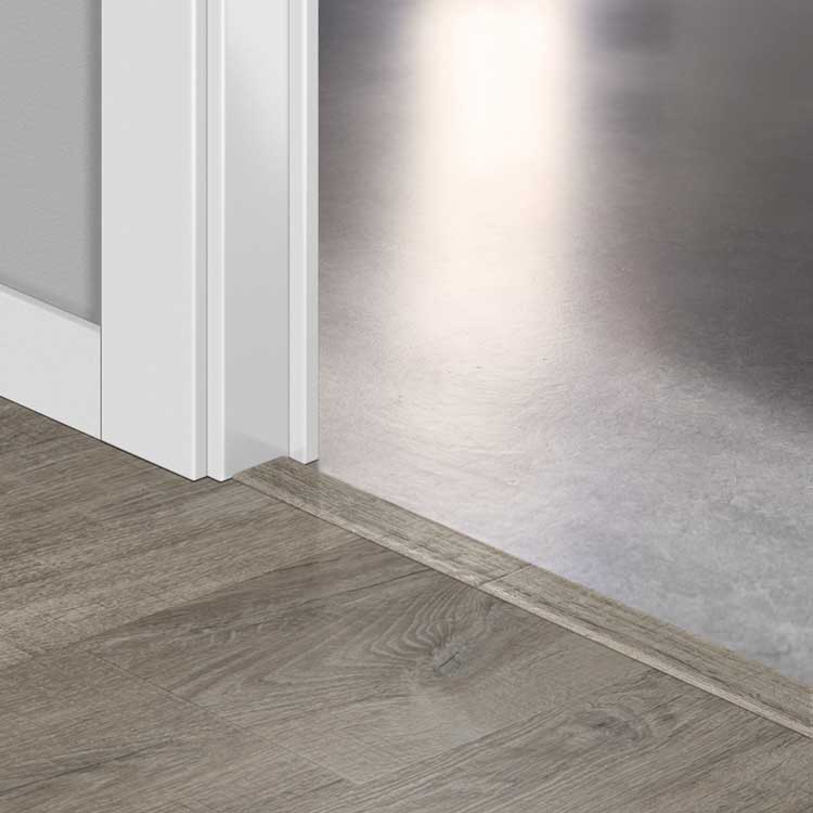 Incizo Quick-Step - Katoen eik grijs met zaagsneden 8 x 45 x 2000 mm