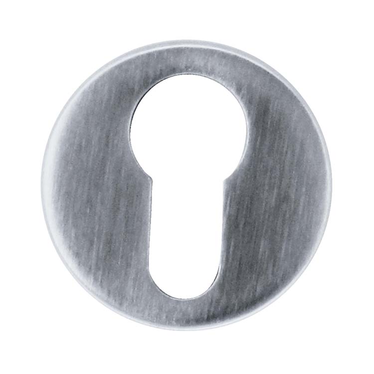 Cilinderplaatje pro rond klik rozet 45mm chroom geborsteld