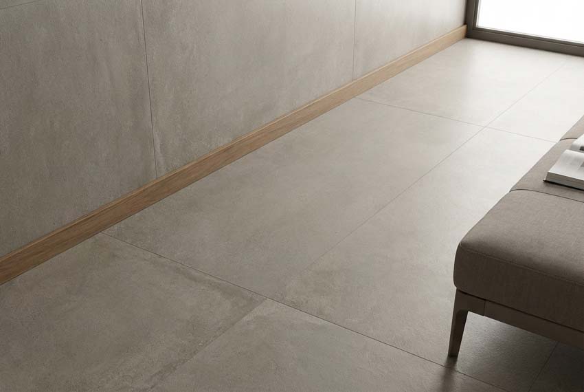 Carrelage de sol et mural Rainstone greige mat 60x120cm