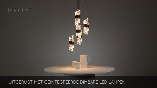 KLIGANDE - Hanglamp - Ø 30 cm - LED Dimb. - 5x8W 2700K - Zwart KLIGANDE - Hanglamp - Ø 30 cm - LED Dimb. - 5x8W 2700K - Zwart