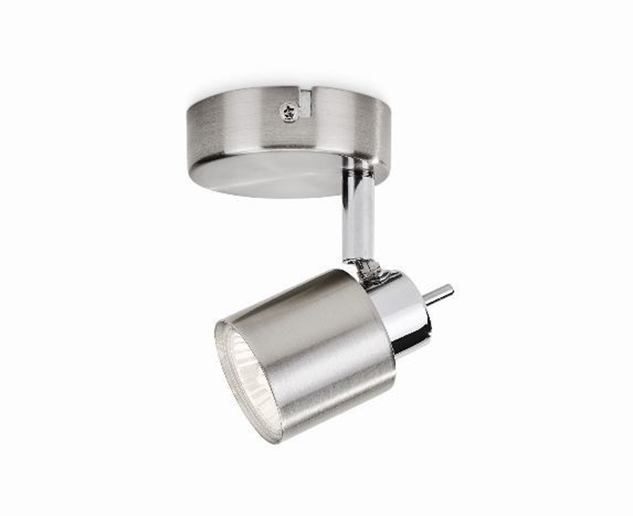 Spot de plafond chrome