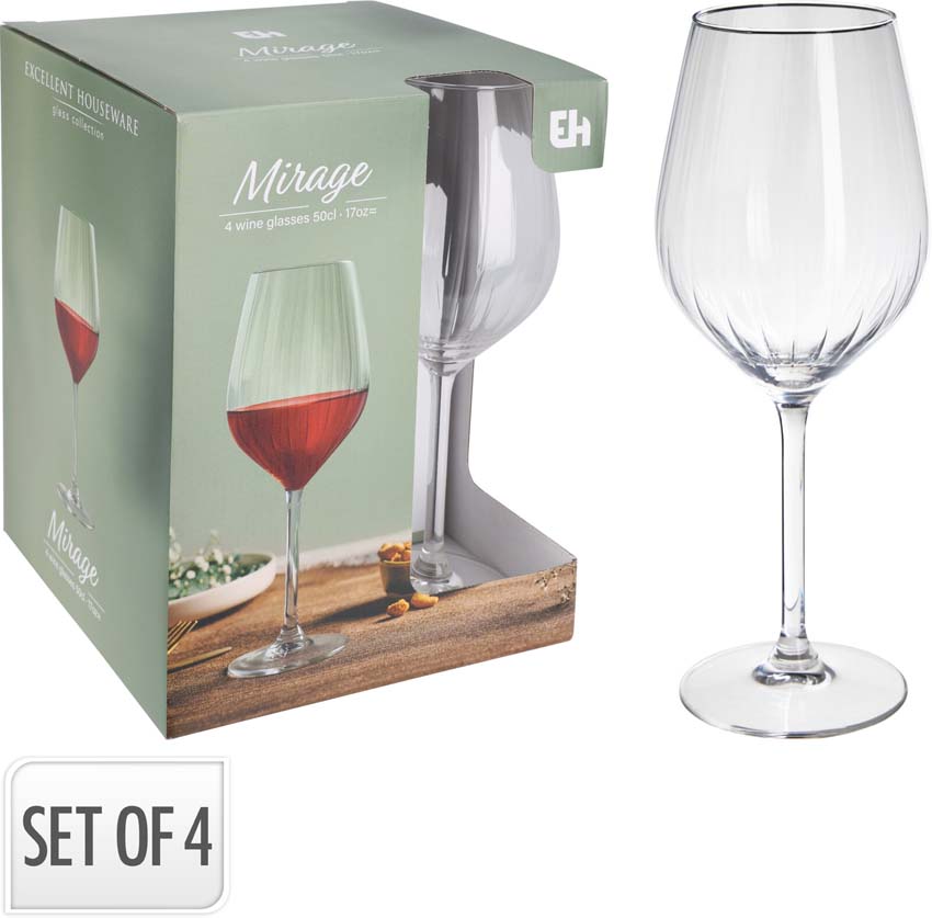 Verre à vin 50cl set de 4