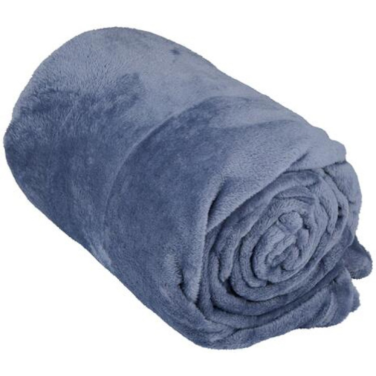 Plaid fleece blauw articasa 200 x 150 cm