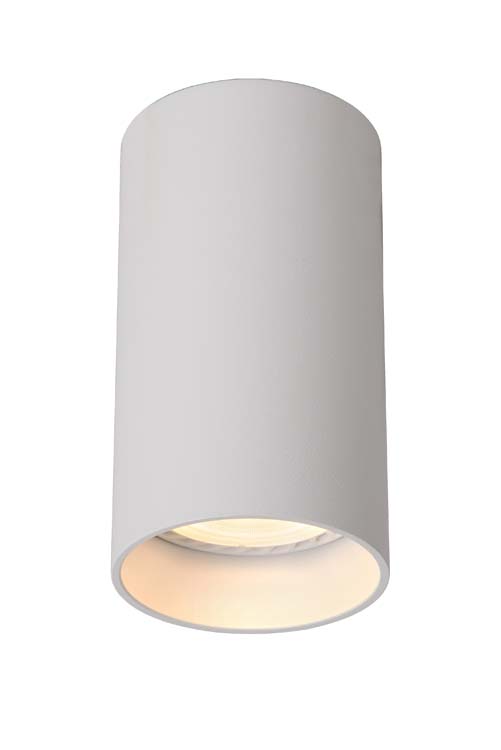 Plafonnier - blanc - Ø5,5cm - dimmable - LED - GU10 - 5W - 2200/3000K