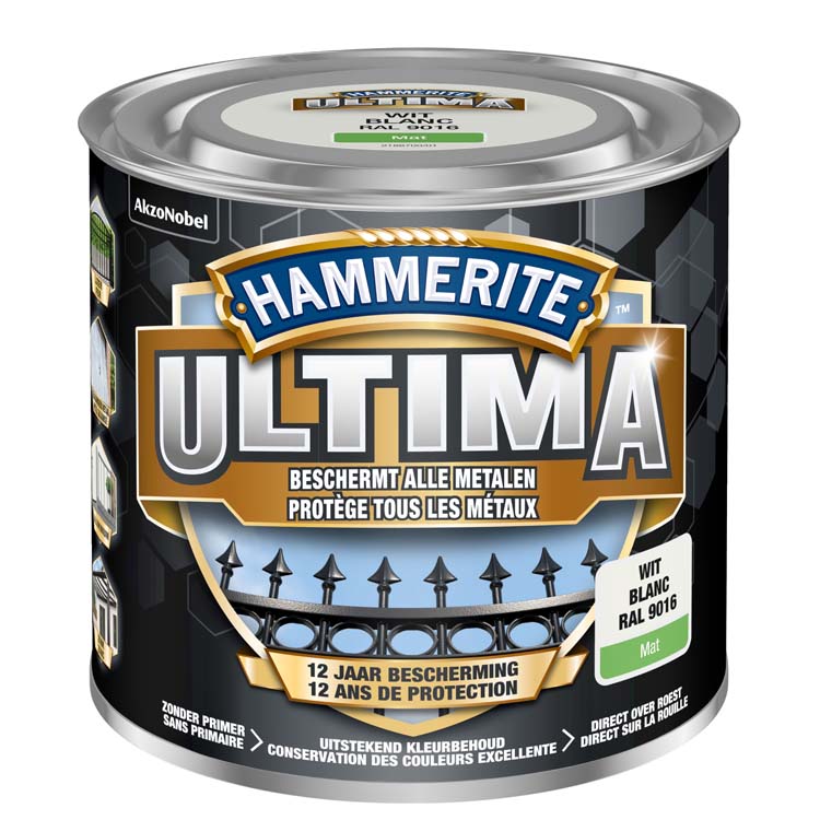 Hammerite ultima mat wit 250ml