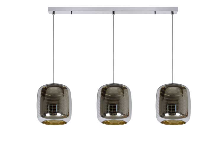 Lucide ERYN - Hanglamp - E27 - Chroom