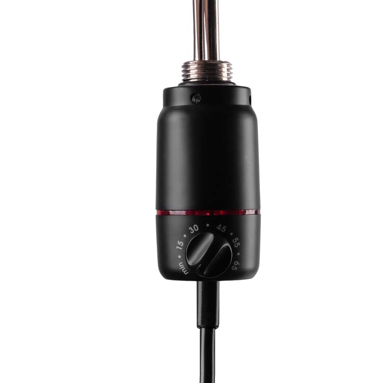Elément chauffant électrique 900 watt noir