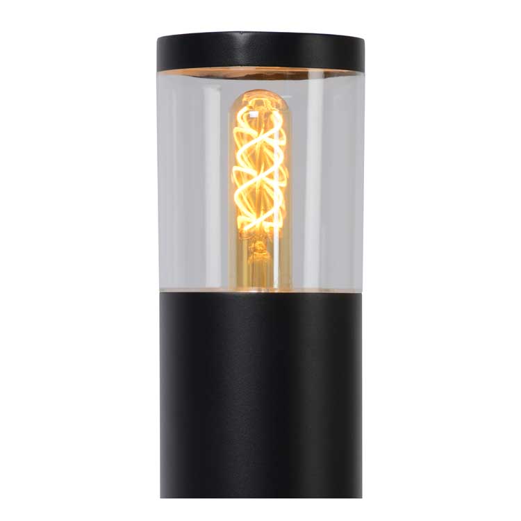 Lucide FEDOR - Sokkellamp Buiten - H79.5cm - E27 - IP44 - Zwart